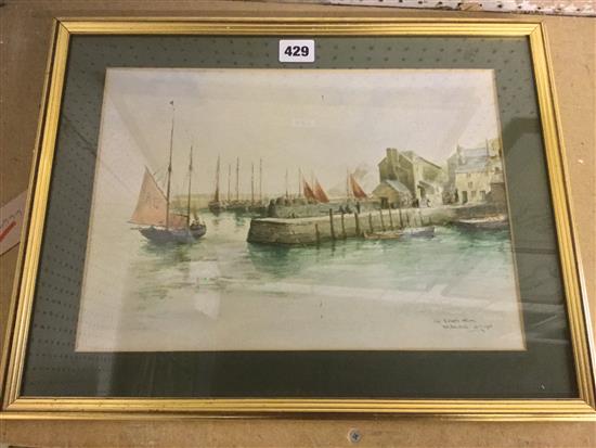 William Minshall Birchall (1884-19410, watercolour, The Fishers Return, inscribed, signed & dated 1920